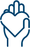 pictogramme de la valeur de solidarité de la mutuelle mbtp