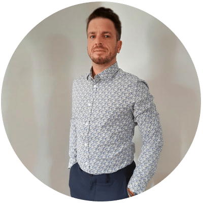 Photographie de Romain Lepinay, expert préventeur en risque liés à la santé dans le travail