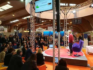 Photographie d'une conférence lors du salon artibat 2021