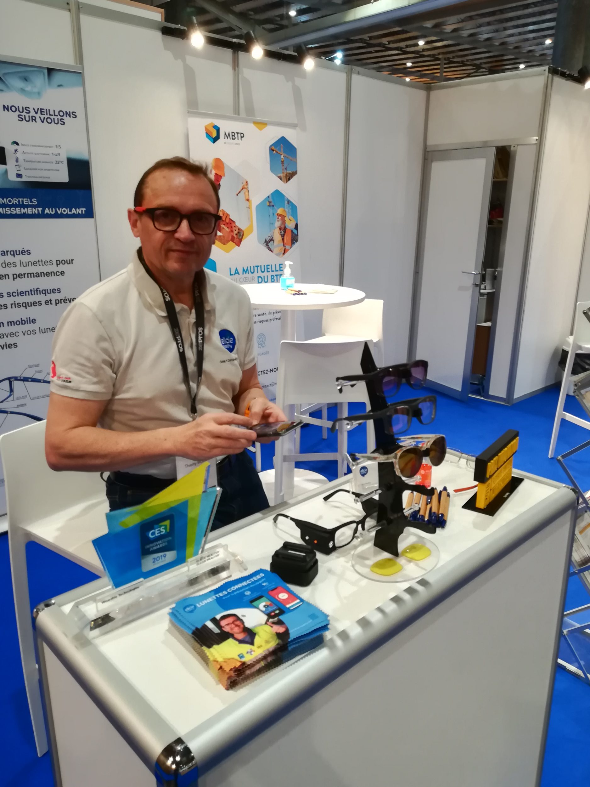 présentation des lunettes connectées de Ellcie healthy